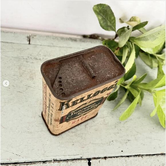 Vintage Kellogg's Spice Tin Mace Supreme Quality Advertising Can - Picture 7 of 7